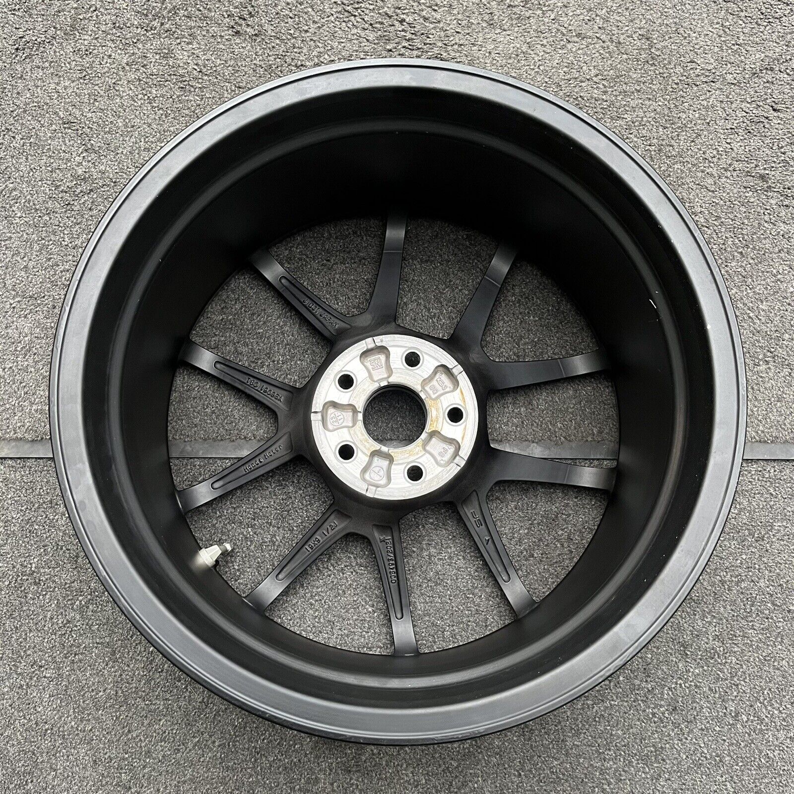single 19 inch wheel/rim honda civic type r 2023-2024 oem satin black ...