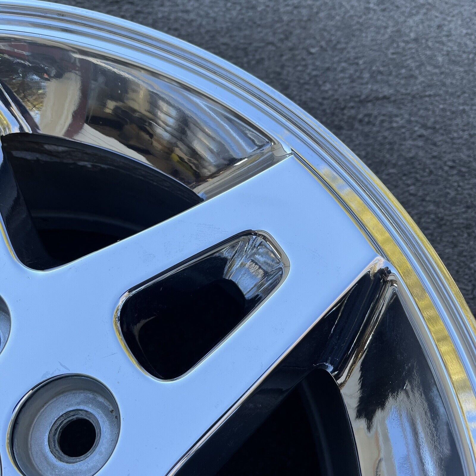 SINGLE 18 INCH WHEEL/RIM GMC SIERRA 1500 2008-2012 OEM GENUINE CHROME ...