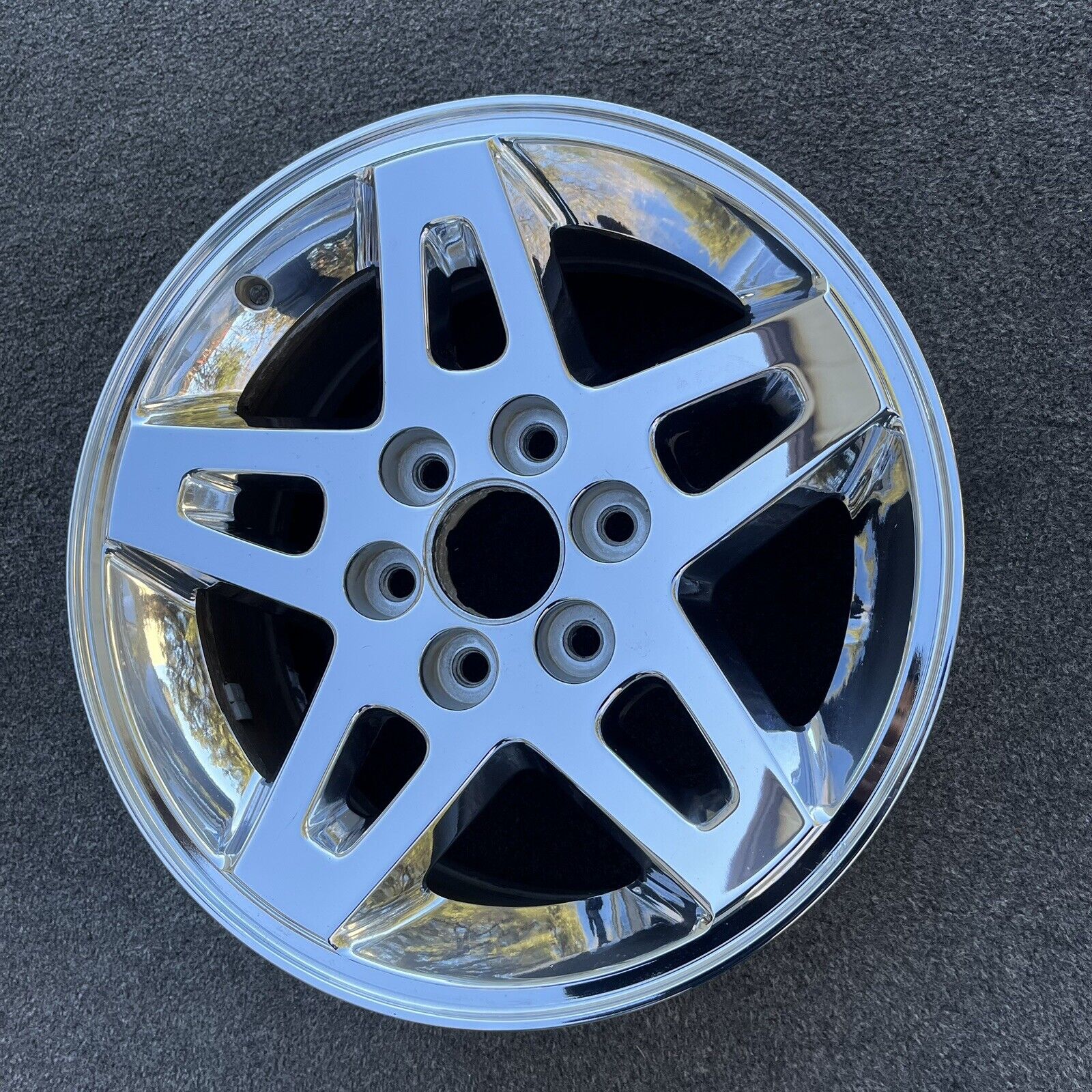 SINGLE 18 INCH WHEEL/RIM GMC SIERRA 1500 2008-2012 OEM GENUINE CHROME ...