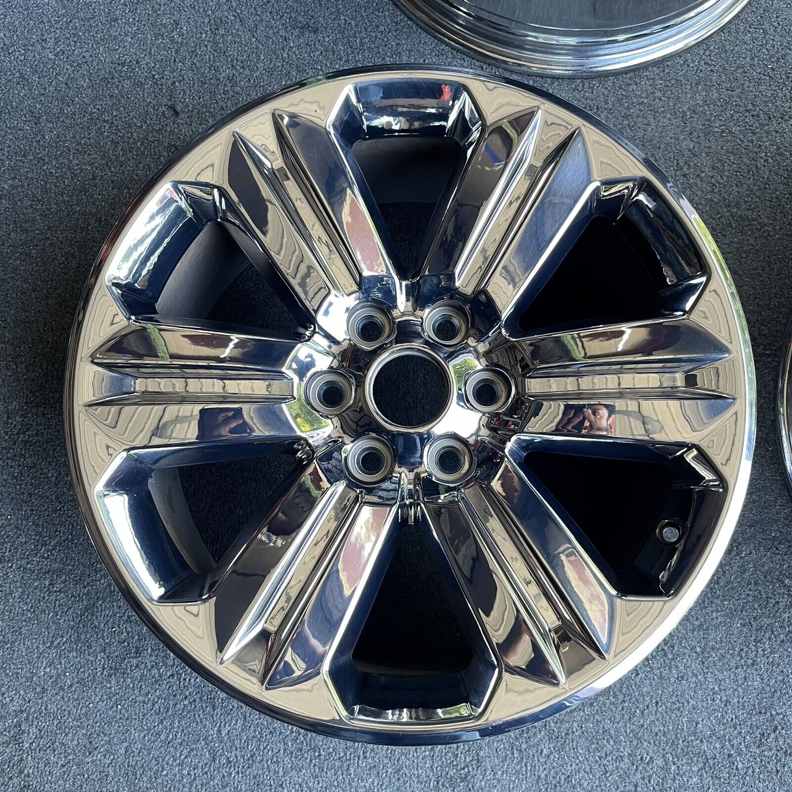 single 20 inch wheel/rim ford king ranch f-150 2018-2020 oem chrome ...