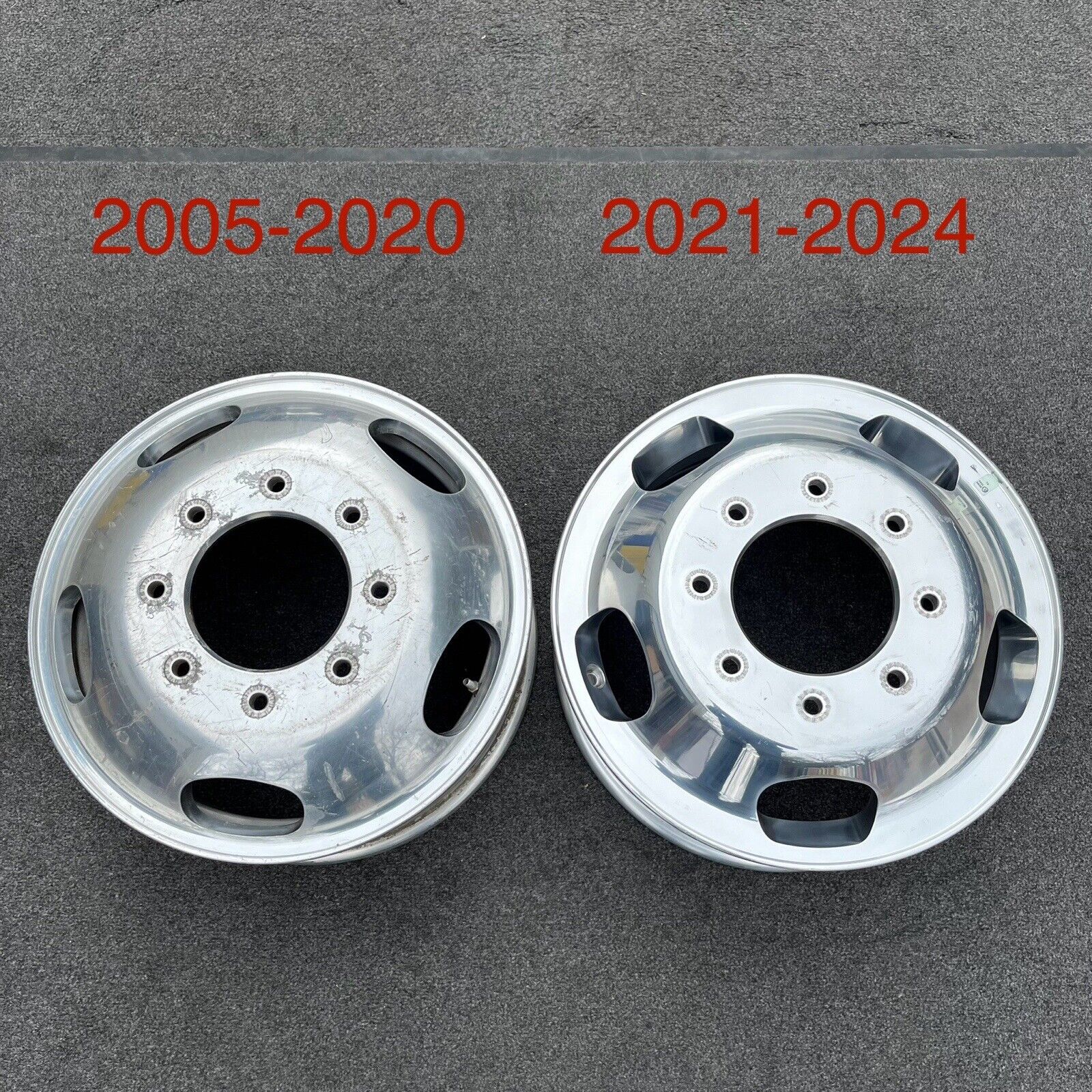 SINGLE 17 INCH WHEEL/RIM FORD F-350 DUALLY FRONT 2005-2020 OEM POLISHED ...