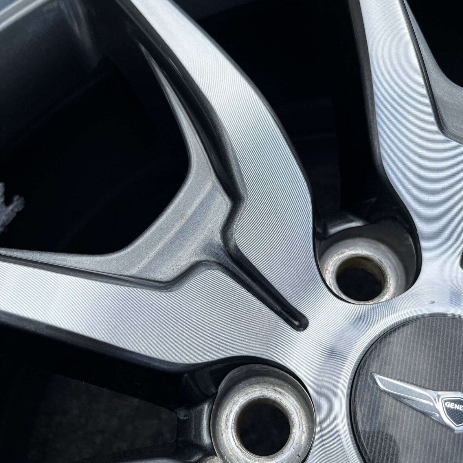 SINGLE 19 INCH WHEEL GENESIS G70 REAR 2019-2023 GENUINE OEM GRAY ...