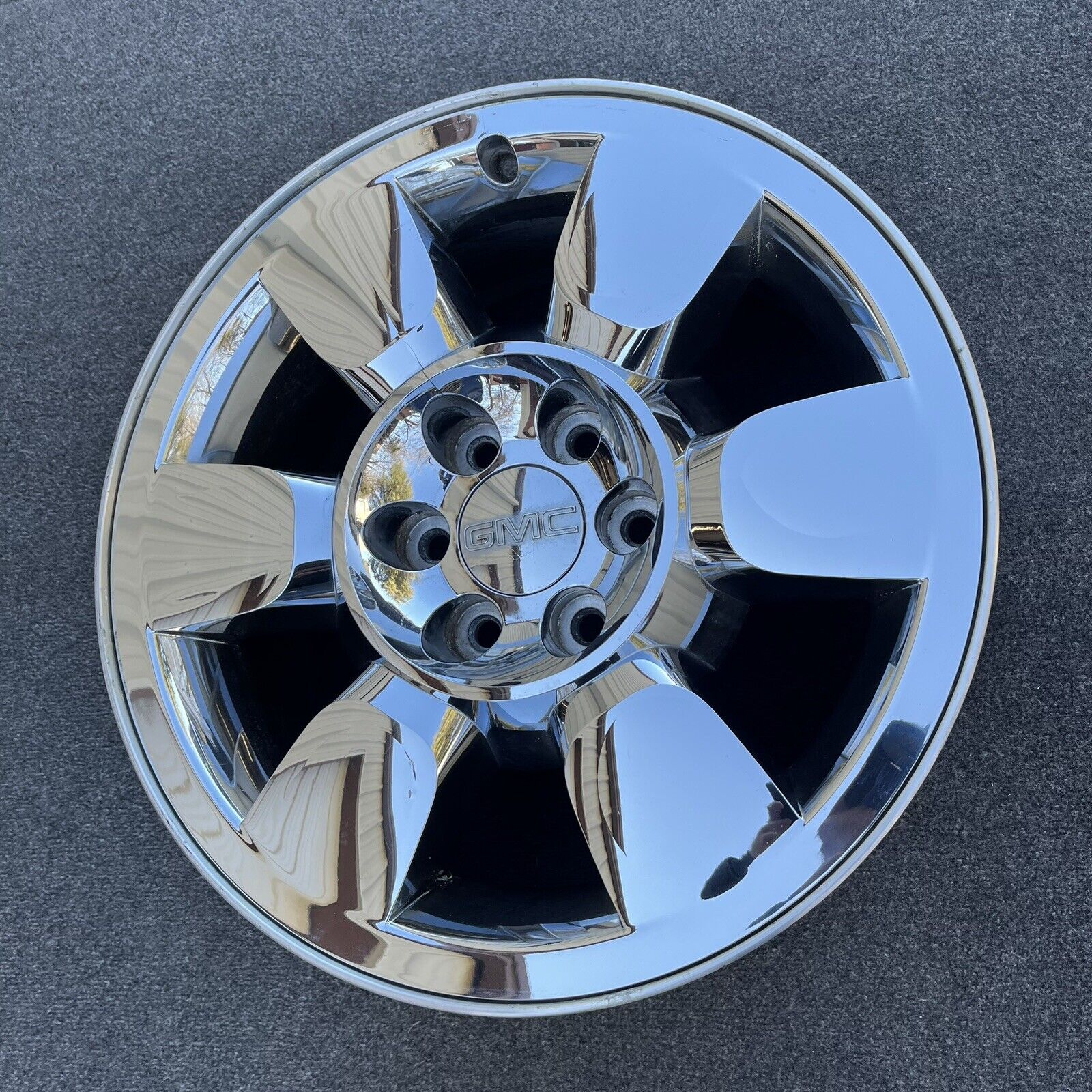 SINGLE 20 INCH WHEEL/RIM GMC SIERRA 1500 YUKON 2009-2012 OEM CHROME ...