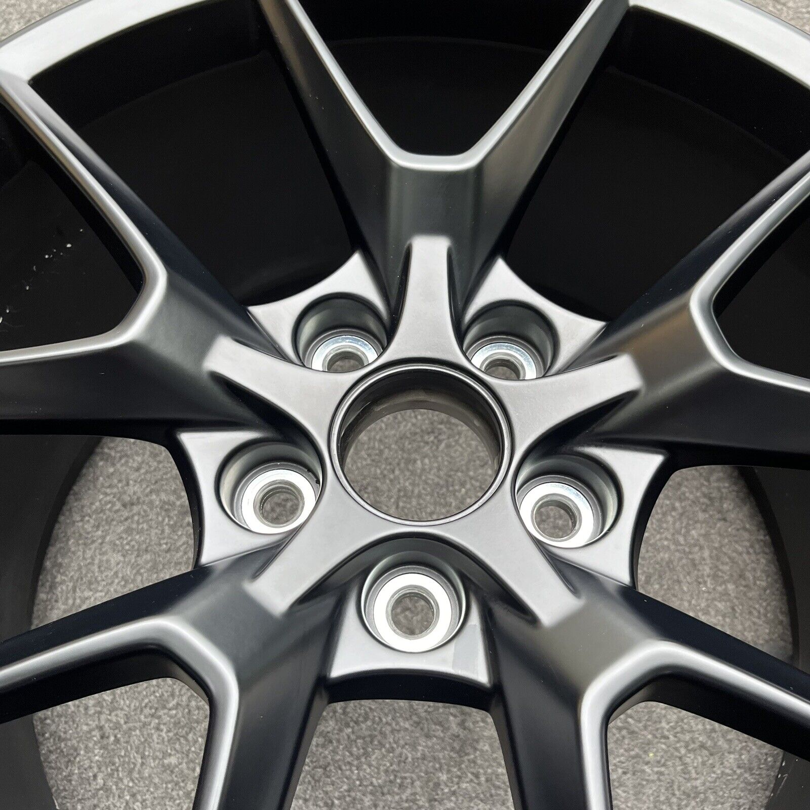 single 19 inch wheel/rim honda civic type r 2023-2024 oem satin black ...