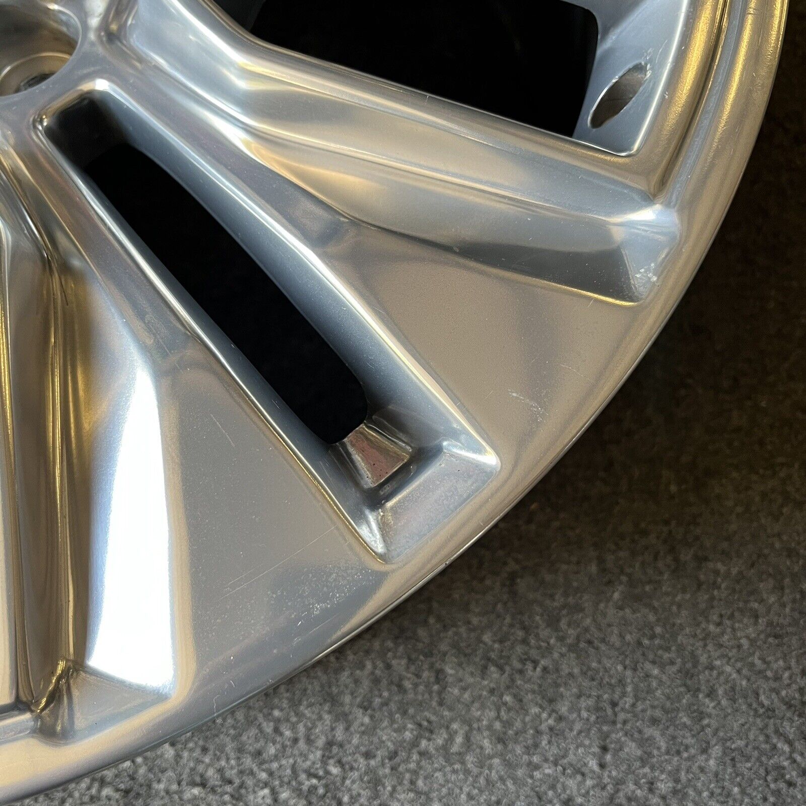 SINGLE 22 WHEEL/RIM GMC SIERRA 1500 2020-2023 OEM GENUINE POLISHED 5943 ...