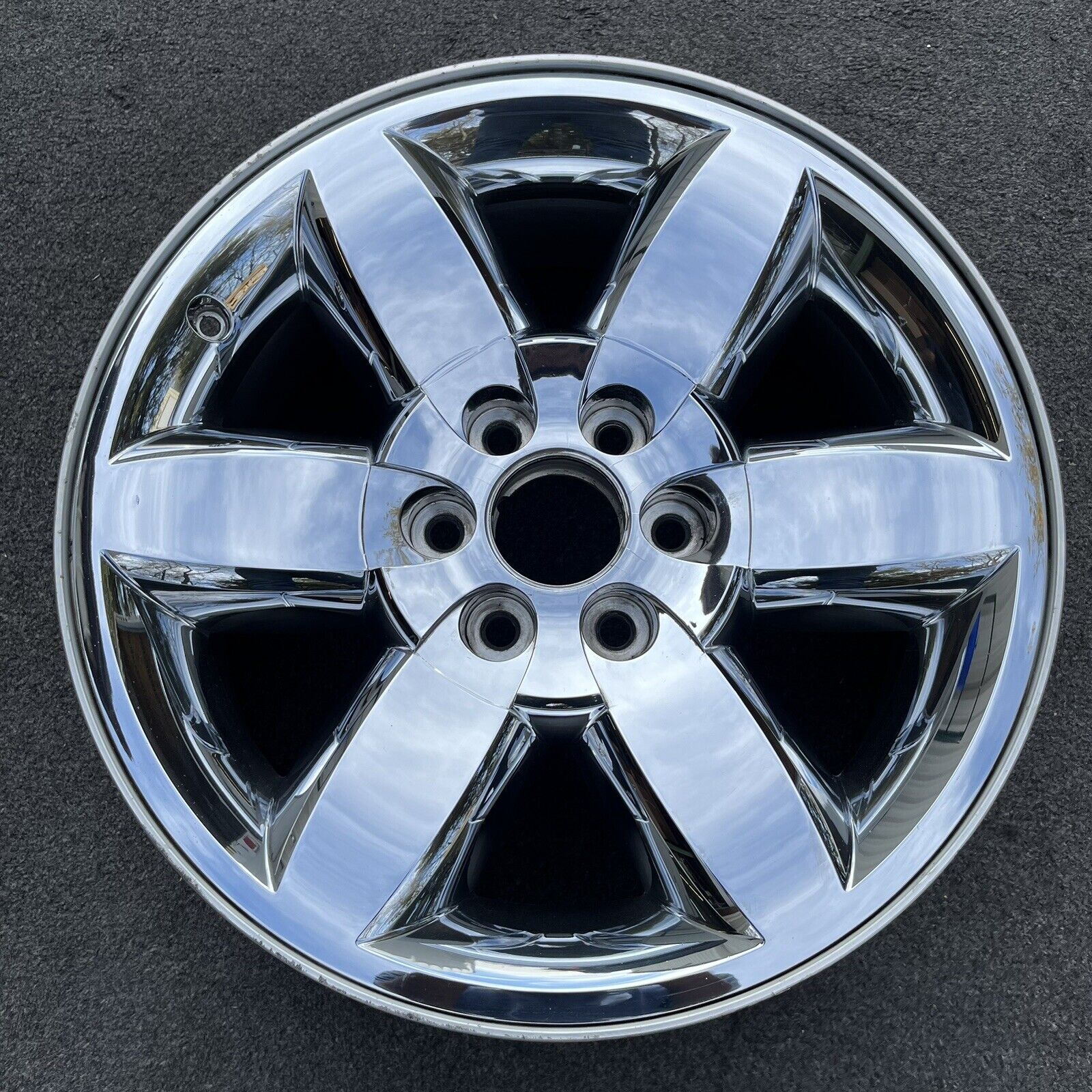 20 Inch Gmc Rims SINGLE 20 INCH WHEEL/RIM GMC SIERRA 1500 YUKON 2009-2014 OEM CHROME ...