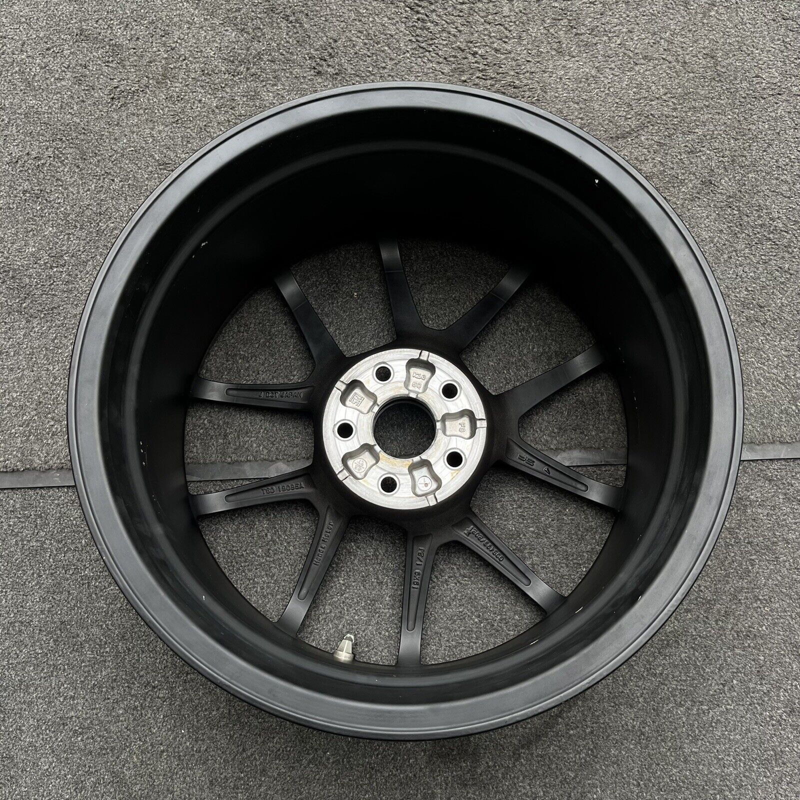 single 19 inch wheel/rim honda civic type r 2023-2024 oem satin black ...