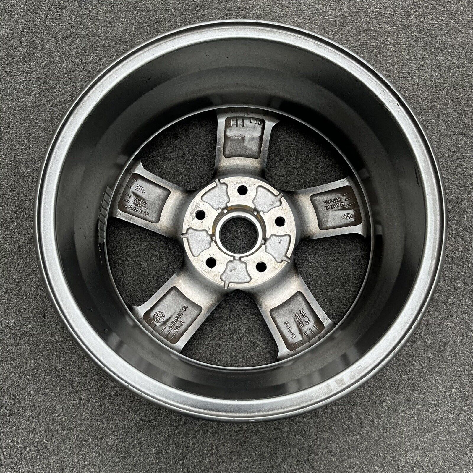 SINGLE 16 INCH WHEEL/RIM KIA K5 2021-2023 OEM GENUINE GRAY 71026 | JC ...
