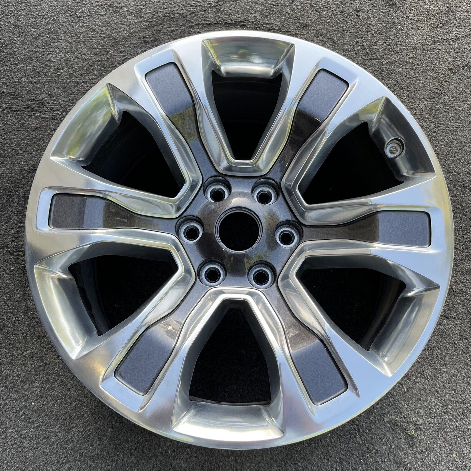 202 Color Code Rims SINGLE 20 INCH WHEEL/RIM RAM 1500 2019-2022 OEM CHARCOAL POLISHED 2678 ...