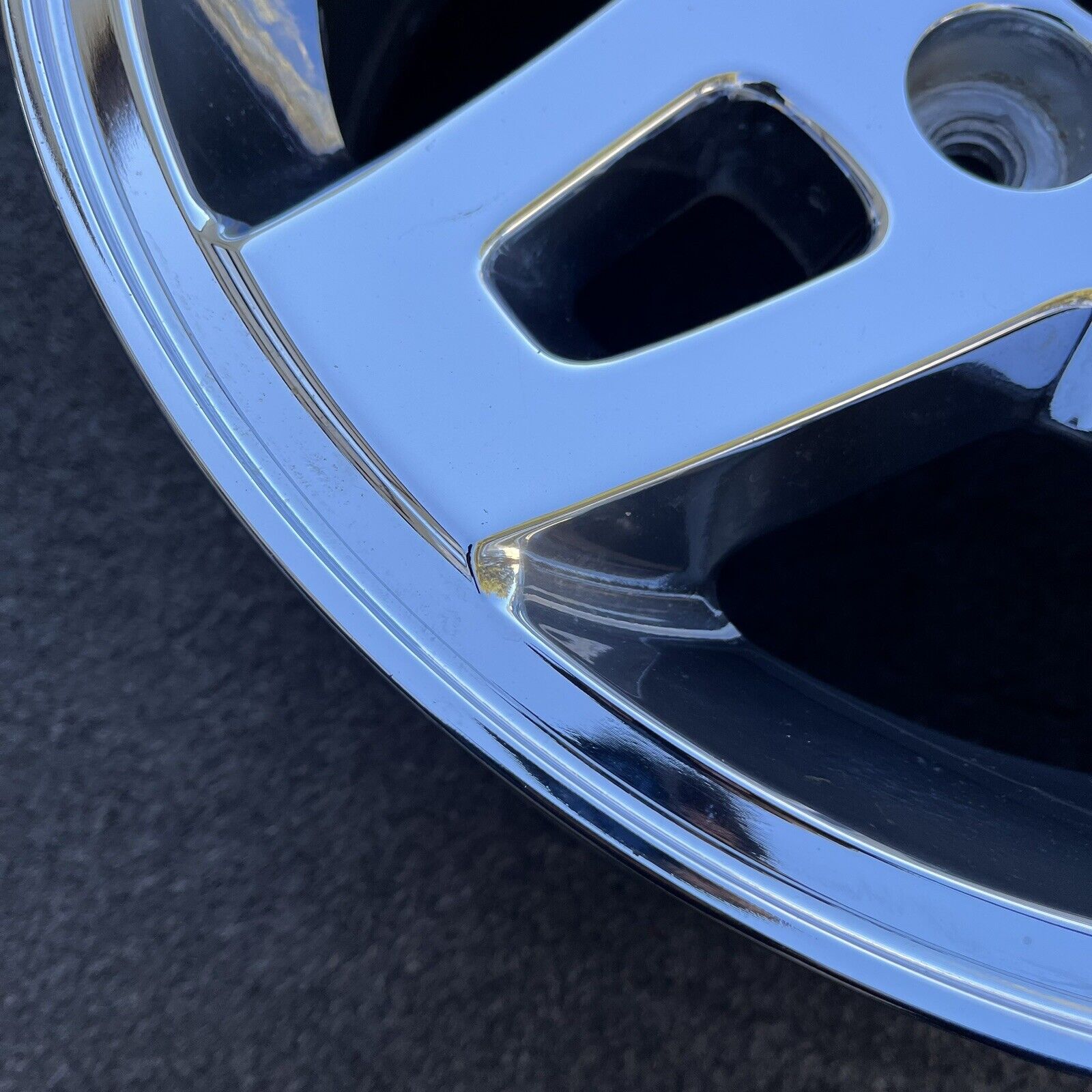 SINGLE 18 INCH WHEEL/RIM GMC SIERRA 1500 2008-2012 OEM GENUINE CHROME ...