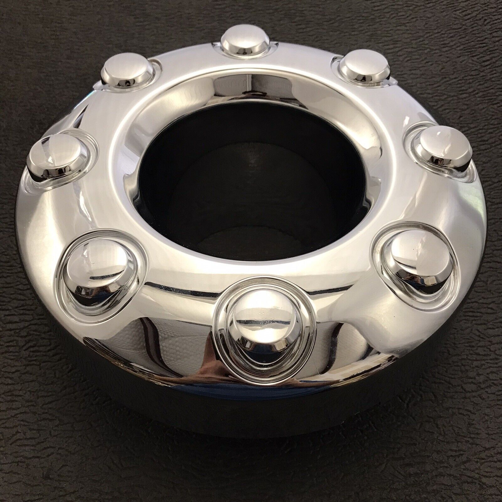 SINGLE FRONT CENTER CAP FORD DUALLY F350 DRW 20052016 OEM CHROME HC3C